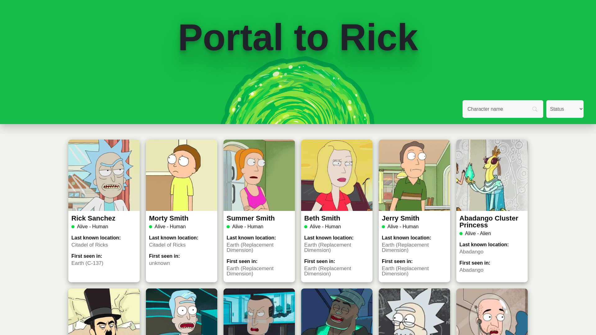 Portal to Rick